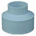 Tinkertools 4 x 3 in. Hub x Hub PVC Sewer Coupling TI3262575